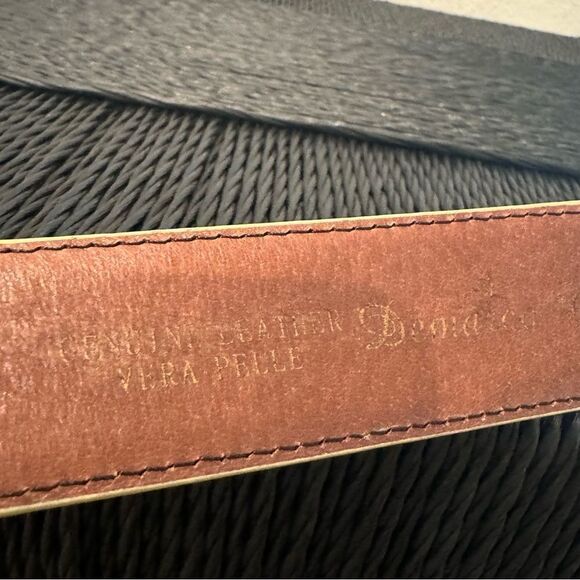 Demarco Gionani Genuine Leather Vera Pelle Ostrich Belt - Picture 4 of 6